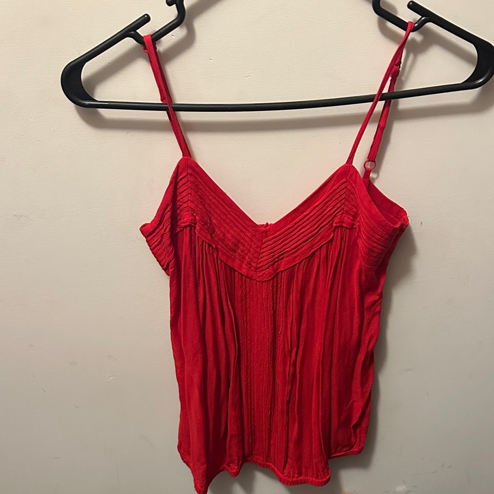 Express Vibrant Red Camisole Top